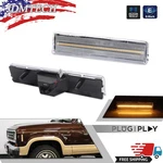 Clear Lens Amber Full Led Front Side Marker Lights Ford 1980-86 Bronco F150. Fixed Price $29.99.