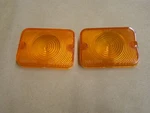 Nos Globrite Ford 1963 Falcon Park Light Lamp Lenses Amber Ranchero Oem. Fixed Price $49.00.