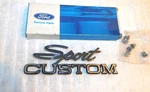 1970 1971 1972 Ford F100 F250 F350 Flareside Nos Sport Custom Emblem Name Plate. Fixed Price $79.00.