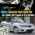 14PC Super White Car Interior Led Light Kit For 2008-2011 Saab 9-3/X/GRIFFIN. Fixed Price $15.06.