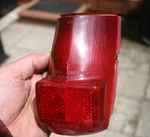 Mgb Lucas L676 Red Lower Rear Brake Taillight Lens - 54572411. Fixed Price $12.00.