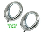 Chrome Head Light Assembly Upto 66 Vw Bug Baja Bus 111-941-037C. Fixed Price $118.44.