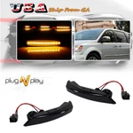 Smoked Sequential Led Side Mirror Signal Lights For Grand Caravan Town & Country. Fixed Price $14.99.