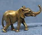 Elephant Gold Lustre Antique Good Luck Charm Miniature Feng Shu Dumbo Man Uk. Fixed Price $21.65.