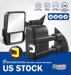 Tow Mirrors Power Heated White Running Light 03-16 Ford F250/F350/F450/F550. Fixed Price $146.79.