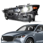Led Driver Headlight W/o Afs Model For 2022 2023 2024 Mazda CX-5 Left Side Lh. Fixed Price $169.99.