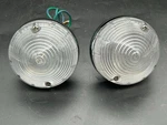 Genuine Lucas L692 Clear Lamp Pair Austin-healey Land Rover Spitfire, Cobra New. Fixed Price $150.00.