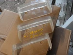 3 1967 Mopar Dodge Plymouth Chrysler Rh, 2 Lh Front Parking Light Lens Clear. Fixed Price $25.00.