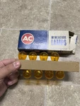 Oem Gm Ac Guide Miniature Lamps Bulbs Nos Original Box 8 12V L1157NA Amber. Fixed Price $34.99.