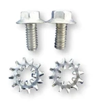 Chevy Trunk Latch Lower Striker Plate Bolts 1955 1956 1957 Chevrolet. Fixed Price $6.95.