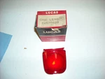 Lucas Lamp Lens, Pt# 54570229, Type L627, Red. Fixed Price $32.99.