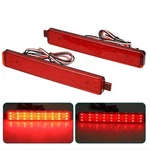 Red Lens Led Bumper Reflector Tail Stop Brake Lights For 2006-09 Pontiac Torrent. Fixed Price $23.74.