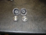 1967 Olds Delta 88 98 Toronado Radio Black Bezels & Chrome Knobs Set Gm Oem. Fixed Price $34.00.