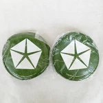 Kc Hilites Vintage Chrysler Light Covers Green Round 6'' New Old Stock Set Of 2. Fixed Price $40.00.