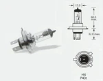 Volt H4 P43T Classic Car Headlamp Bulb 60/55 Watt Halogen Upgrade 476 (pair). Fixed Price $24.17.
