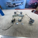 Mopar 65-72 Dodge Plymouth Door Courtesy Light Chrome Bezels & Lenses 2572776. Fixed Price $100.00.