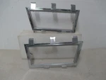 Mopar Nos 1974-75 Chry New Yorker Brougham Cornering Lamp Bezels Pair 3728544-5. Fixed Price $150.00.