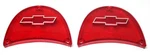 New Chrome Bowtie Rear Tail Light Lens Set For 1957 Chevy 150 210 Nomad Bel Air. Fixed Price $49.99.