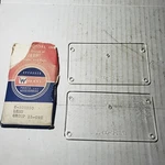 Vintage License Plate Lens * 1954 - 1963 Jeep Willys Station Wagon. Fixed Price $27.00.
