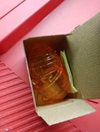 Nos Mercedes 190SL & All Ponton 220SE Pair Of Amber Parklight Lens. Fixed Price $206.64.