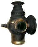 1912-14 Hupmobile Script Adlake Oil Electric Right Side Lamp. Fixed Price $325.00.