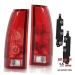 Tail Lights W/bulb Left And Right Fit Chevy Silverado 1988-1999(RED). Fixed Price $62.59.