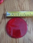 Vintage 3" Stimsonite 12A Red Lens. Fixed Price $11.99.