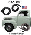 1948 1949 1950 1951 1952 Ford Pickup Truck Fender To Cowl Rubber Seals Pair Usa. Fixed Price $17.88.