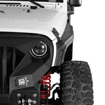 2PCS Front Fender Flares W/ Turn Signal Lights Fit 2007-2018 Jeep Wrangler Jk. Fixed Price $299.99.