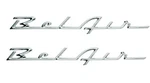 2X For 55-56 Belair Rear Quarter Panel Script Emblem Badge 654394767170 Chrome. Fixed Price $35.69.