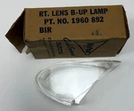 New Old Stock Right Back Up Lens For Plymouth Wagon Models Mopar #1960892. Fixed Price $135.00.