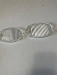 2PC 1959 Cadillac Fleetwood Clear Glass Fog Lens Guide AF5-59 Nos? 5949971.. Fixed Price $95.00.