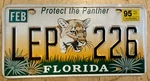 Florida Save Panther Graphic Auto Specialty License Plate " Lep 226. Fixed Price $28.99.