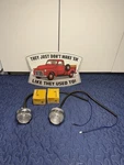 1955-1956 Pontiac Chieftain Star Reverse Light. Fixed Price $480.00.