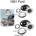 1951 Ford Passenger Car Shoebox Complete Parking Light Turn Signal Kit Pair New. Fixed Price $85.88.