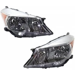For Toyota Yaris Headlight 2012-2014 Driver Passenger Pair Standard Type Capa. Fixed Price $309.41.