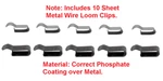 10 Sheet Metal Wire Clips! Fits: Amc American Motors Rebel Javelin Amx J33P CJ7. Fixed Price $29.50.