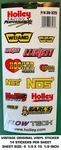 Holley Lunati Hooker - Original Decal Sheet 14 Qty Stickers Per. Fixed Price $8.72.