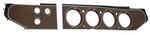 1970-71 Barracuda Challanger Woodgrain Rallye Gauge Bezel Set 3-SWITCH, Hardtop. Fixed Price $183.89.