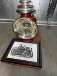Antique Engine Headlight Lamp Lantern Rayo Firefighter Steamer. Fixed Price $900.00.
