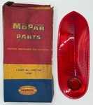 New Old Stock Left Tail Lens For 1951 Desoto Models Mopar #1340152. Fixed Price $145.00.