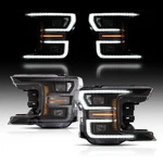 Vland 2* Led Headlights Black Ford F150 F-150 Xlt Ssv King 2018 2019 2020. Fixed Price $625.49.
