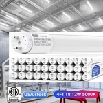 10-50 Pack T8 Bulbs Foot G13 4FT Tube Lights 12W 5000K Single Dual End. Fixed Price $133.46.