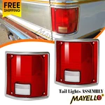 Pair Tail Lamp Lens Lights For 1973-1991 Chevy C10 C20 C30 K10 Blazer. Fixed Price $24.99.