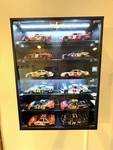 Display Case 1/24 Diecast Model Led Light Minifigures Nascar Wall Cabinet. Fixed Price $132.88.