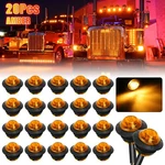 20X 3/4" Led Side Marker Lights Truck Trailer Round Amber Bullet Clearance Lamp. Fixed Price $102.99.
