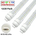 12/25 Pack 144W F96T12 Led Replacement Tube 8 Foot Shop Light Pin No Rf. Fixed Price $219.89.