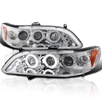 Spec-d Tuning Chrome Housing Clear Lens Projector Headlights Compatible With .... Fixed Price $275.10.