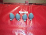 Corvette 1961/1962 New Tail Lamp Protector Cones (4). Fixed Price $110.00.