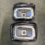 1956 Chevy Belair Park Lamp Light Turn Signal Bezels Trim Moldings Used Pair. Fixed Price $60.00.